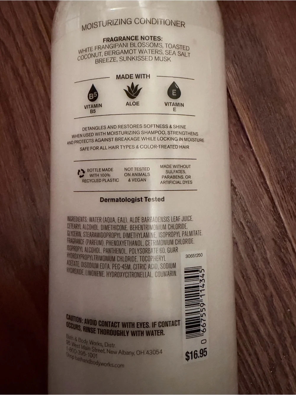 Bath & Body Works At The Beach Moisturizing Hair Conditioner - NEW